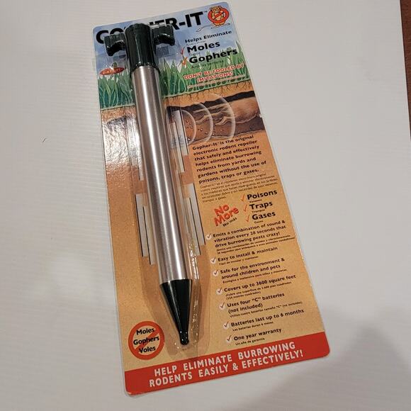 gopher-it By Exhart (Gopher Removal Tool) New, sealed. - Picture 9 of 13